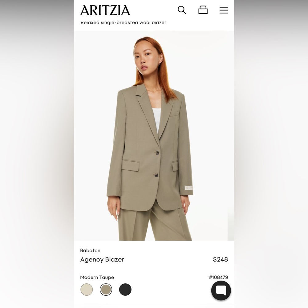 Aritzia Agency Blazer